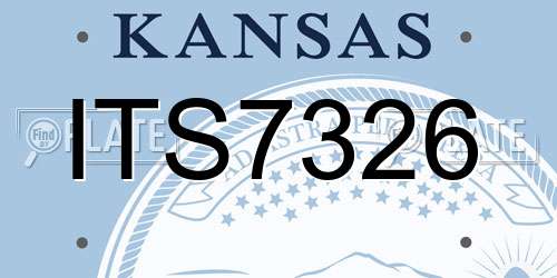 ITS7326 Kansas License Plate