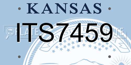 ITS7459 Kansas License Plate