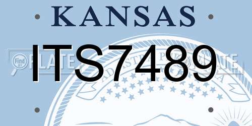 ITS7489 Kansas License Plate