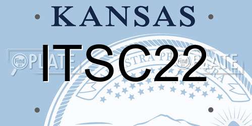 ITSC22 Kansas License Plate