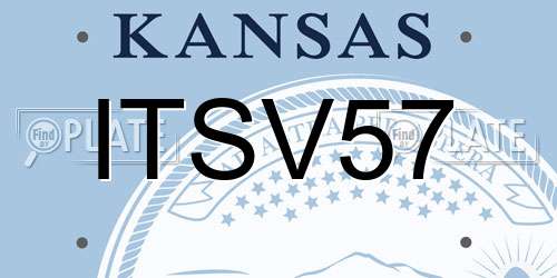 ITSV57 Kansas License Plate