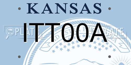 ITT00A Kansas License Plate