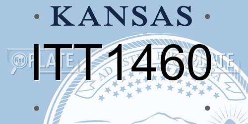 ITT1460 Kansas License Plate