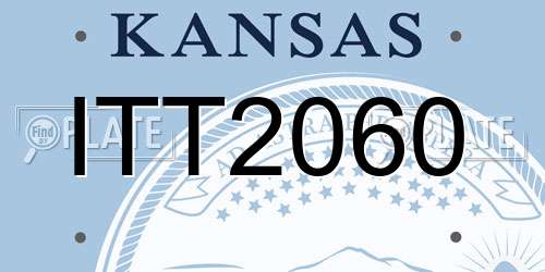 ITT2060 Kansas License Plate
