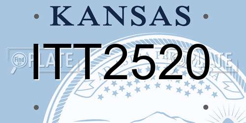 ITT2520 Kansas License Plate