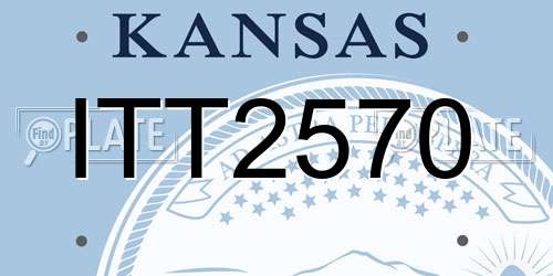 ITT2570 Kansas License Plate