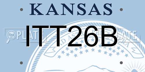 ITT26B Kansas License Plate