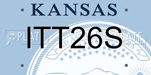 ITT26S Kansas License Plate