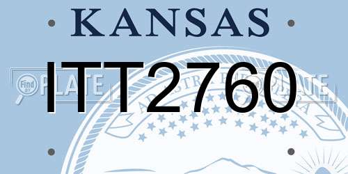 ITT2760 Kansas License Plate