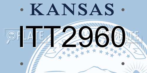 ITT2960 Kansas License Plate