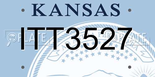 ITT3527 Kansas License Plate