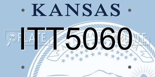 ITT5060 Kansas License Plate
