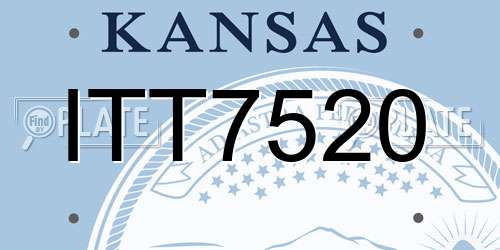 ITT7520 Kansas License Plate