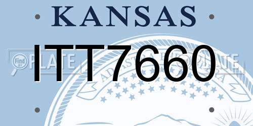 ITT7660 Kansas License Plate
