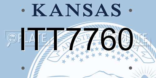 ITT7760 Kansas License Plate