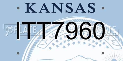ITT7960 Kansas License Plate