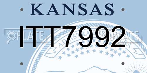 ITT7992 Kansas License Plate