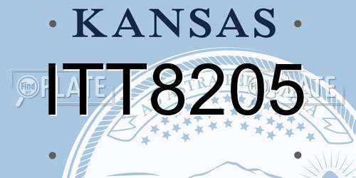 ITT8205 Kansas License Plate