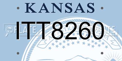 ITT8260 Kansas License Plate
