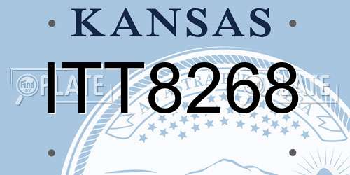 ITT8268 Kansas License Plate
