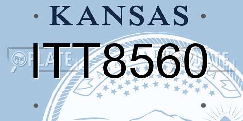ITT8560 Kansas License Plate