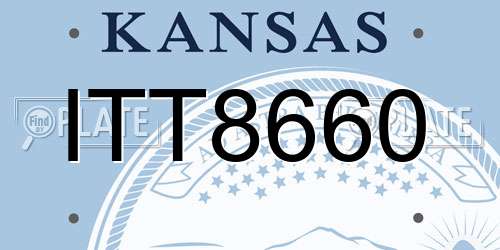 ITT8660 Kansas License Plate