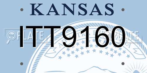 ITT9160 Kansas License Plate