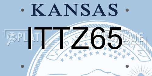 ITTZ65 Kansas License Plate