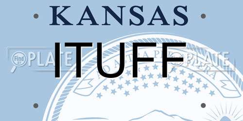 ITUFF Kansas License Plate