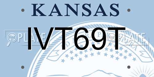 IVT69T Kansas License Plate
