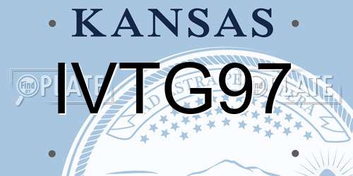 IVTG97 Kansas License Plate