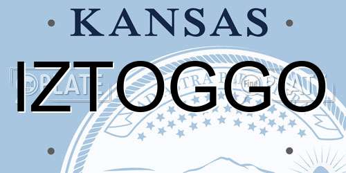 IZTOGGO Kansas License Plate