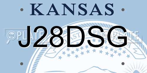 J28DSG Kansas License Plate