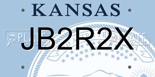 JB2R2X Kansas License Plate