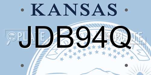 JDB94Q Kansas License Plate