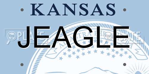 JEAGLE Kansas License Plate