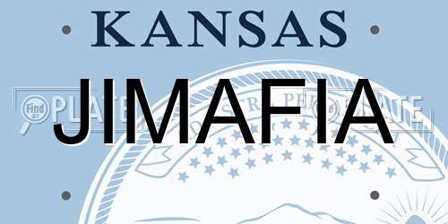 JIMAFIA Kansas License Plate
