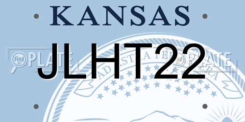 JLHT22 Kansas License Plate