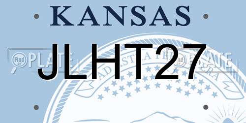 JLHT27 Kansas License Plate