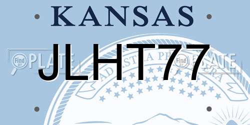 JLHT77 Kansas License Plate