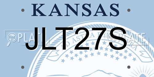 JLT27S Kansas License Plate