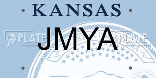 JMYA Kansas License Plate