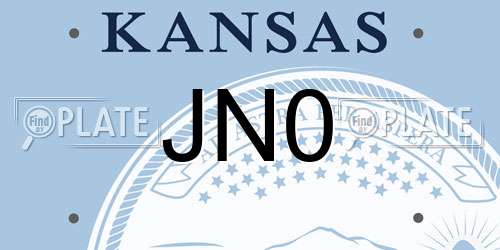 JN0 Kansas License Plate