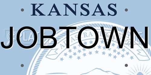 JOBTOWN Kansas License Plate