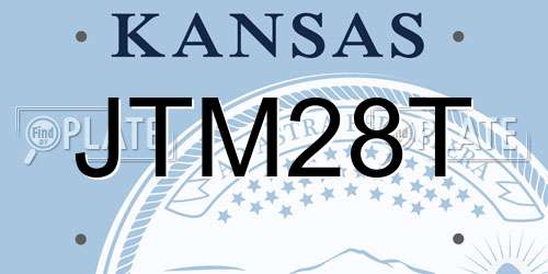 JTM28T Kansas License Plate