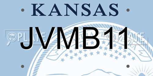 JVMB11 Kansas License Plate