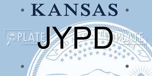 JYPD Kansas License Plate