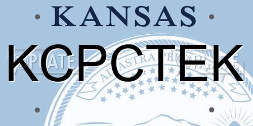 KCPCTEK Kansas License Plate