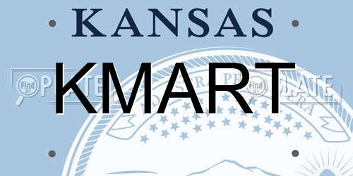 KMART Kansas License Plate