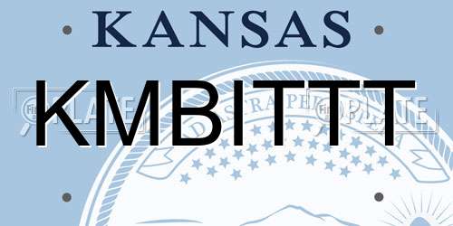 KMBITTT Kansas License Plate